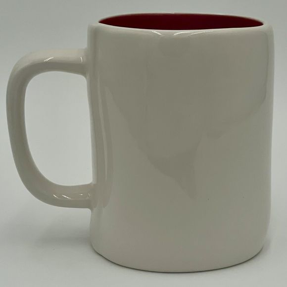 Rae Dunn FA LA LA White/Red Mug - Picture 4 of 9